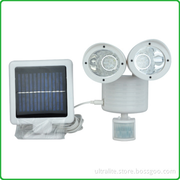 Hot sell LED Solar Sensor Ultrasonic Spotlight/22pcs LED